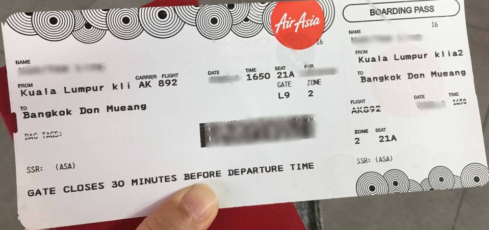 这种boarding pass