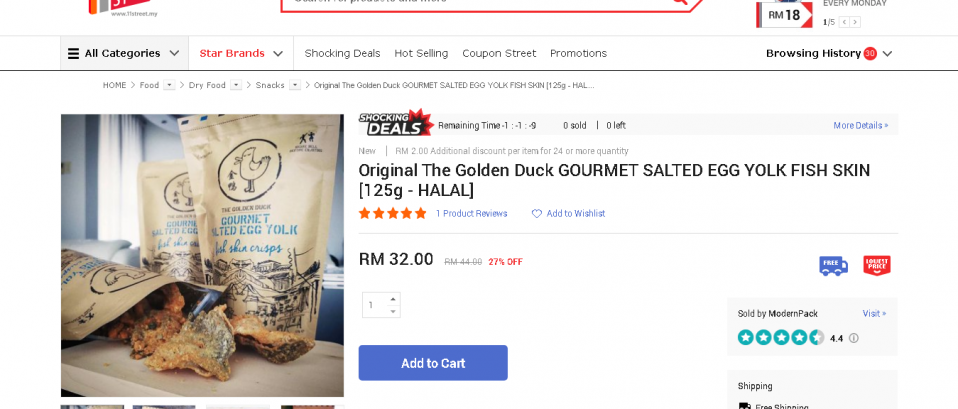 Original The Golden Duck GOURMET SALTED EGG YOLK FISH SKIN 125g - HALAL   11stre.png