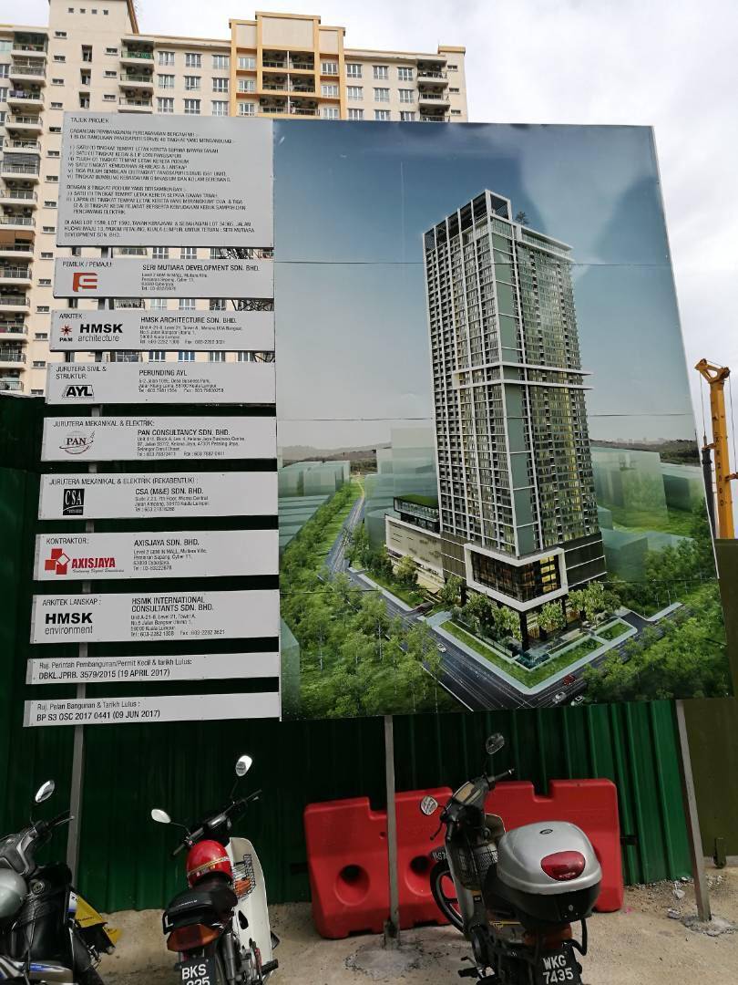 Kuchai East Project Site Board