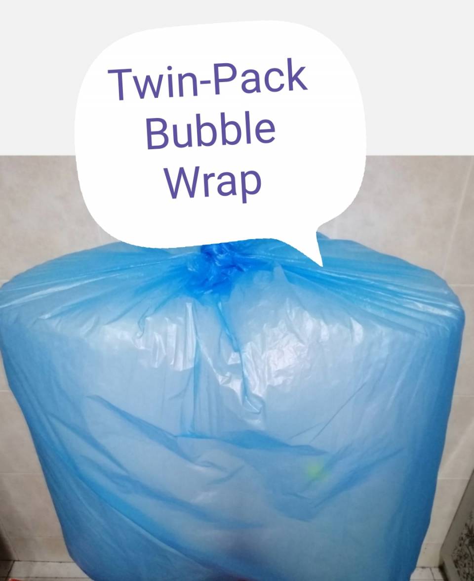 Twin-pack bubble wrap  50cm x 25m 