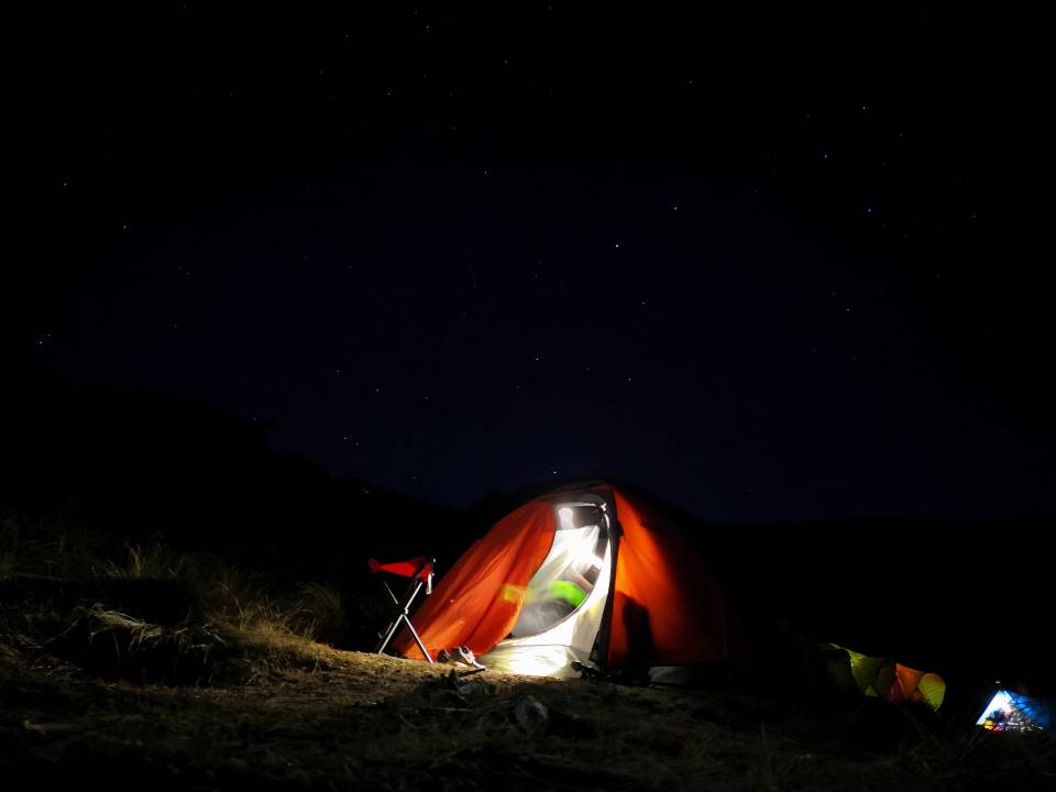 山上的星空美得让人不想入眠