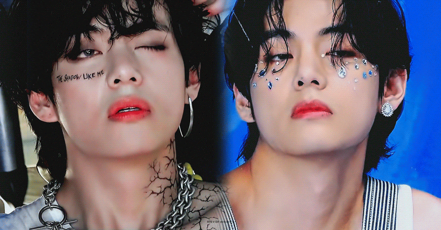 'MAP OF THE SOUL ONE CONCEPT PHOTO BOOK' Short Film 刺青和水钻.gif