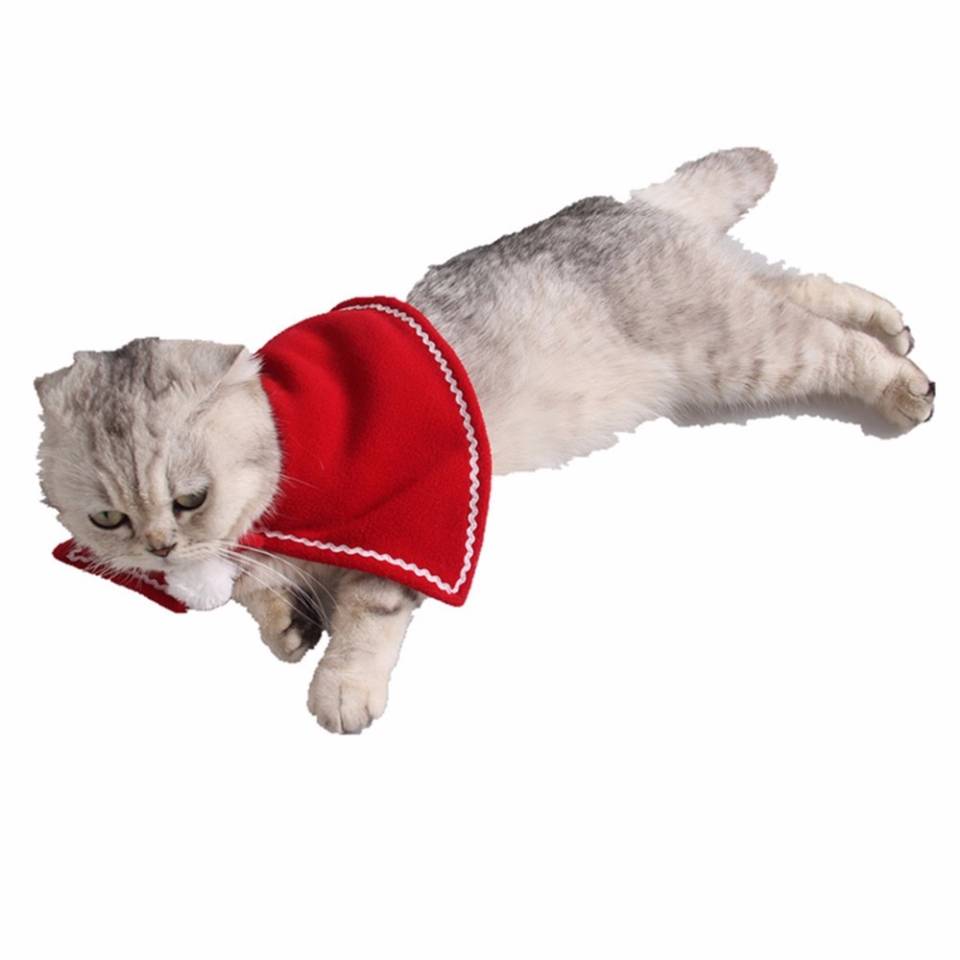 红猫衣服的圣诞派对上的小狗装饰猫衣服装斗篷套与鹿角套西装猫-share.jpg
