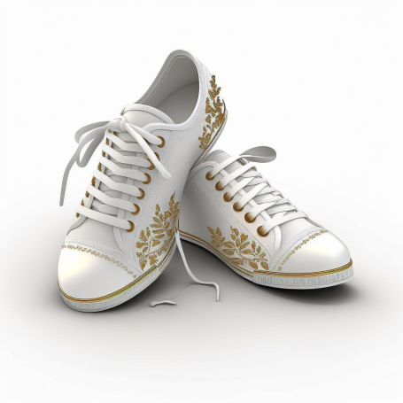 zeanjean_Small_white_shoes_golden_edge_retro_practical_realisti_7c7e0a23-e28b-43.png