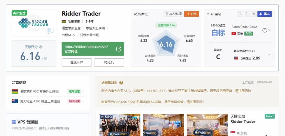 谎称上市只为转移资产，理德Ridder Trader好一招“金蝉脱壳”！