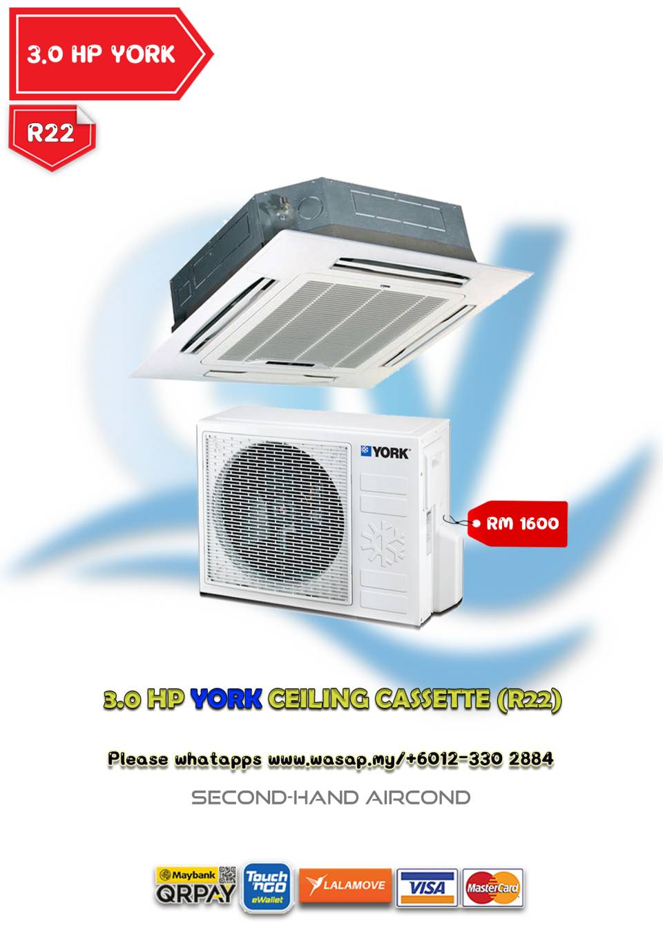 3.0HP York Cassette Expose R22 RM1600.jpg