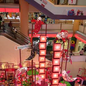 商场老字号推系列新年活动  金河广场与购物者欢庆火鸡年