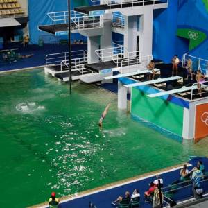 里约奥运跳水池水又变色！这回变得好可怕......