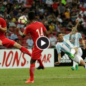 【友谊赛】新加坡太“水皮”？阿根廷祭2-3-5怪阵仍狂胜
