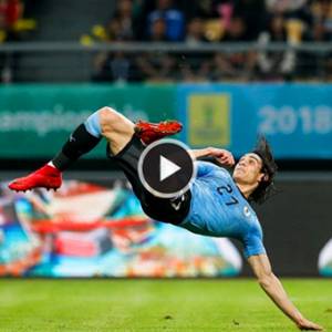 【中国杯】苏牙点球卡瓦尼世界波 乌决赛斗威尔斯