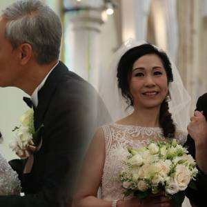 62岁“绿叶王”陈荣峻今日办婚礼　甜蜜大喊：“我已经是你老公”