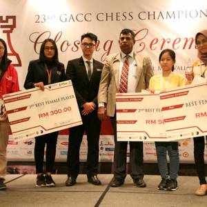 GACC西洋棋锦标赛落幕！玛拉工艺大学成大赢家！