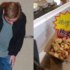 【安心偷吃】小吃店推“油炸许志安”　网友笑称漏了这些食物！