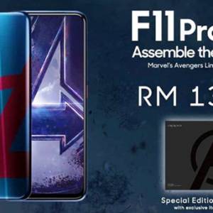 OPPO F11 Pro Avengers开放预购！仅售RM1399！