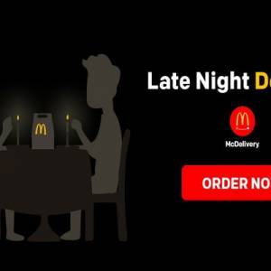 麦当劳“深夜食堂”  用超优惠价格买两套餐点！