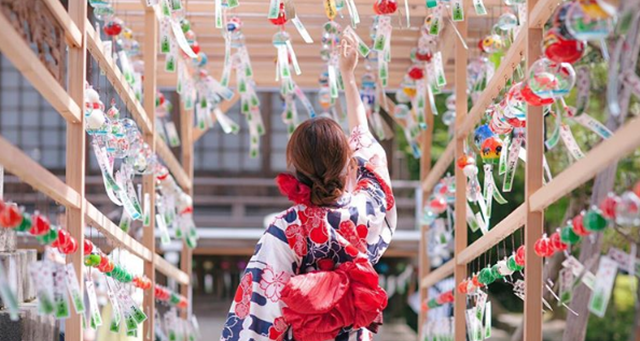 大马的七夕拜七娘妈，日本的七夕则有超梦幻的 “风铃祭”！