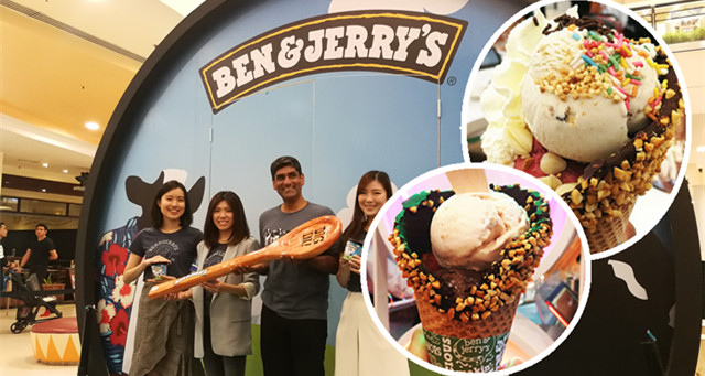 【饮食情报】全球知名的Ben & Jerry’s 冰淇淋专卖店入驻大马！