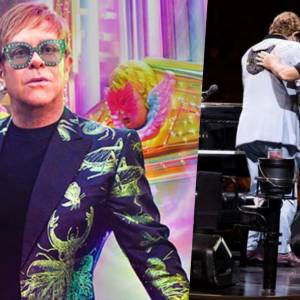 传奇歌手Elton John染肺炎失声 中断演唱会掩面落泪道歉