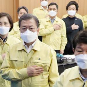 韩总统赴大邱开会 确诊病例接触者也出席一度引起担忧