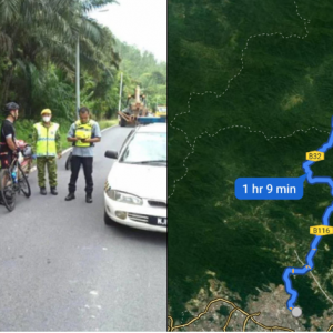 三名男子骑脚车跨州被捕 每人罚RM1000