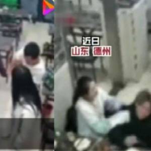 和三个美女吃饭引起醉酒男羡慕嫉妒  男子被醉酒男拔了一大撮头发