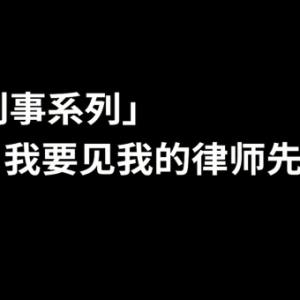 《「刑事系列」我要见我的律师先!》法律GPS