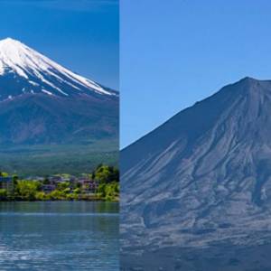 富士山不见积雪，民众：“会不会是火山爆发的前兆！”