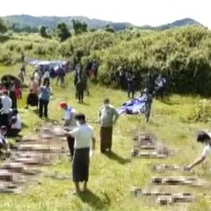 缅军围村大规模屠戮平民！绑树施酷刑虐杀后肢解　破碎遗体被挖出