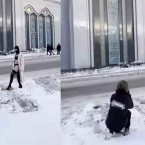 女网红在清真寺门口拍摄性感照，事后表示“我这样做其实是为了警戒其他人不要这样做，不是明知故犯的。”