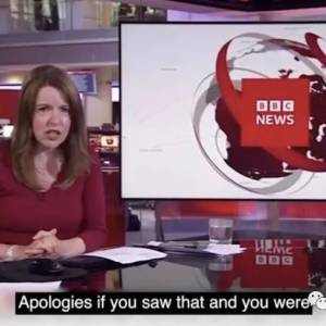 BBC离谱翻车，屏幕下方写“曼联是垃圾”???网友：你终于播真新闻了！