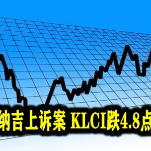 市场观望纳吉上诉案 KLCI跌4.8点表现低迷