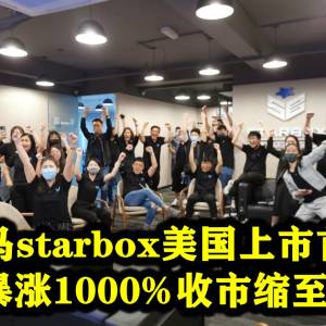 大马starbox美国上市首日 一度暴涨1000%收市缩至285%