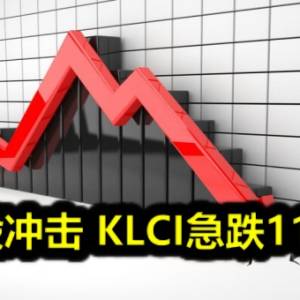 受美股冲击 KLCI急跌11.94点