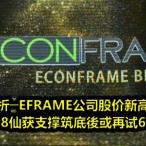 技术分析─EFRAME公司股价新高後回调 料58仙获支撑筑底後或再试68仙