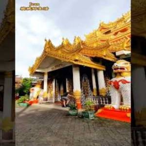 金碧輝煌的檳城緬佛寺/200年歷史遗跡/你來過嗎？Burmese Buddhist Temple Penang