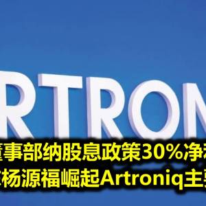 董事部纳股息政策30%净利回馈股东杨源福崛起Artroniq主要大股东