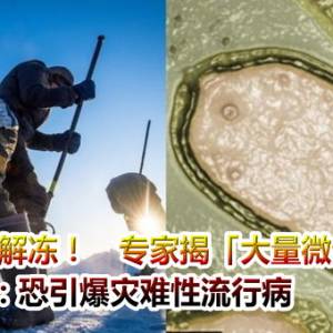 远古病毒解冻！　专家揭「大量微生物释放」：恐引爆灾难性流行病