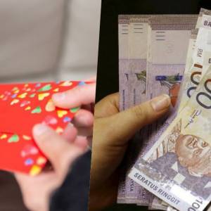 父亲给RM1405大红包！　8岁儿“当面数钞票”丢地上嫌：太寒酸了！