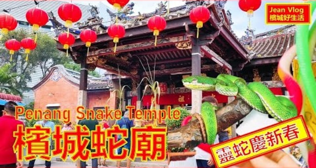 《槟城的新年》蛇庙的新年气氛／灵蛇庆新春／Penang Snake Temple
