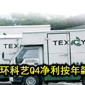 TEX循环科艺Q4净利按年飊134%