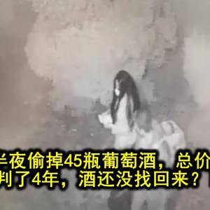 雌雄大盗半夜偷掉45瓶葡萄酒，总价1200万欧！判了4年，酒还没找回来？！