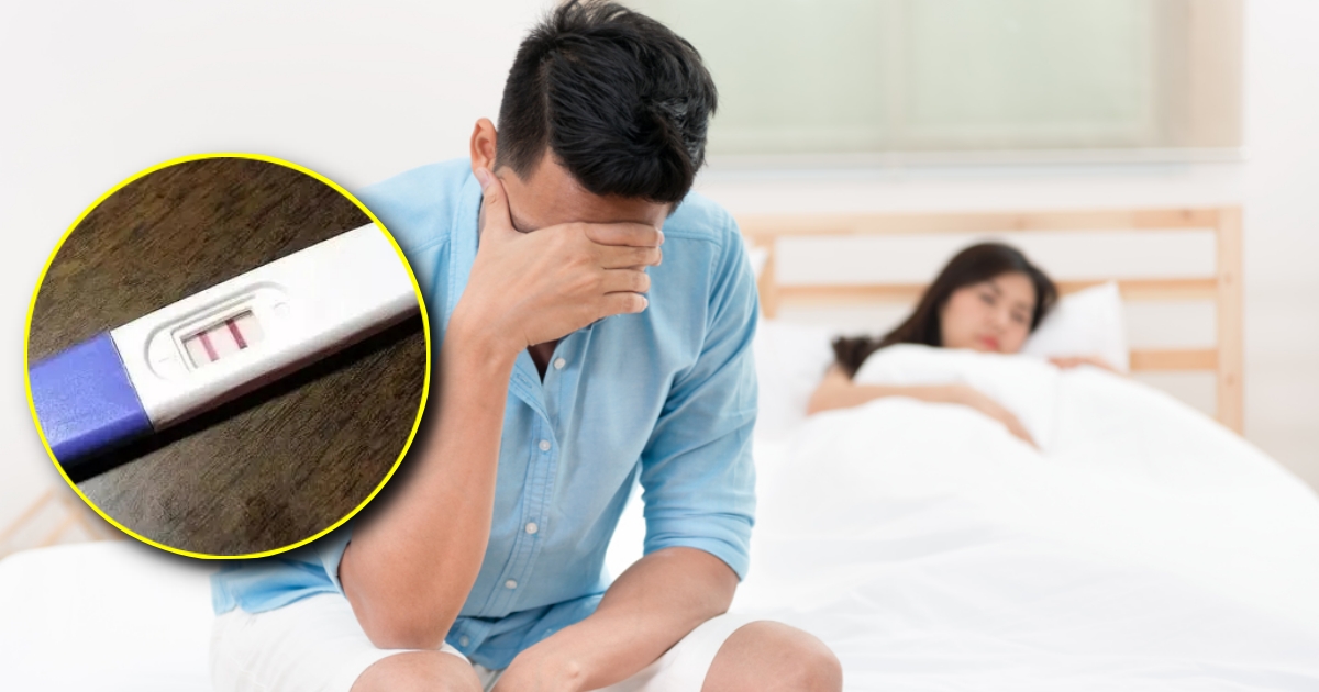 男子陪怕验孕女友“一起验”　结果他脸绿了：怎么是我两条线！