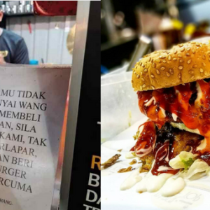 响应Menu Rahmah 马六甲汉堡摊贩免费送汉堡给有需要的人 网民“希望你的善良不会被利用”