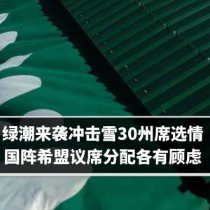 绿潮来袭冲击雪30州席选情　国阵希盟议席分配各有顾虑