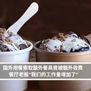 国外用餐索取额外餐具竟被额外收费 餐厅老板“我们的工作量增加了”