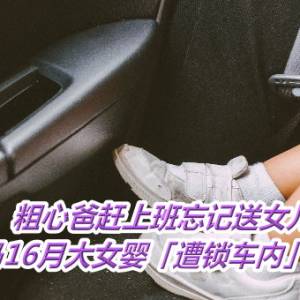 粗心爸赶上班忘记送女儿！　大马16月大女婴「遭锁车内」热死