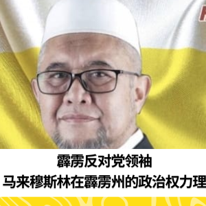 霹雳反对党领袖：马来穆斯林在霹雳州的政治权力理解