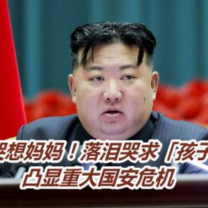 金正恩痛哭想妈妈！落泪哭求「孩子多生一点」　凸显重大国安危机