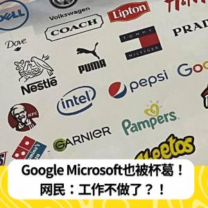 Google Microsoft也被杯葛！网民：工作不做了？！