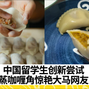 跨文化美食尝试引发热议，网友笑称“此角非彼饺”